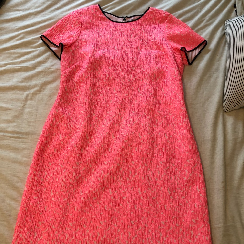 Neon pink Banana republic dress